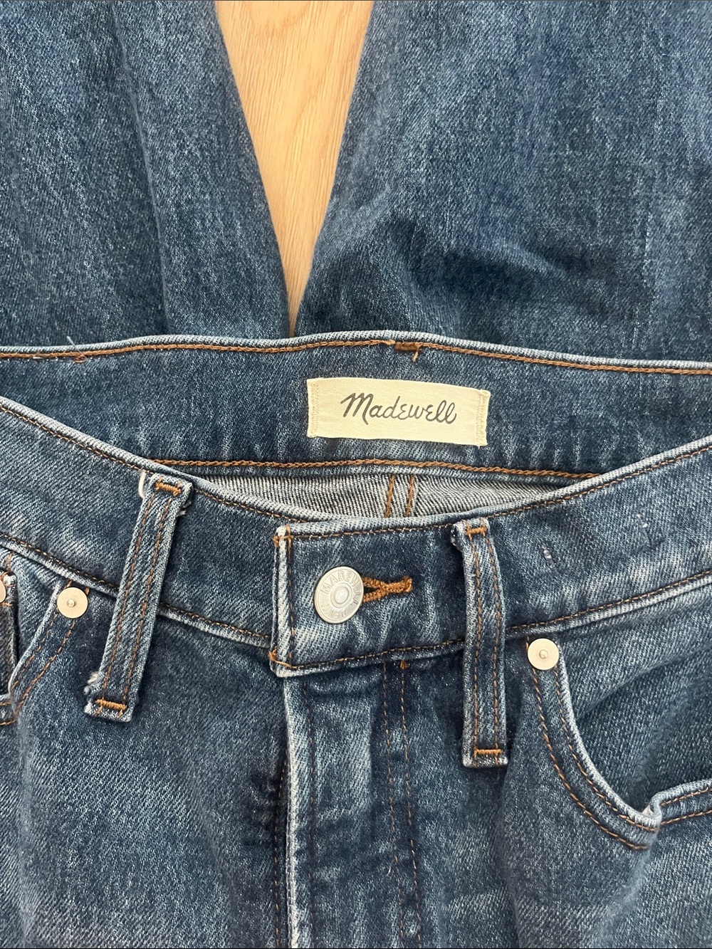 Madewell High-Rise Perfect Vintage Straight Leg Jeans size 28 - Picture 3 of 8